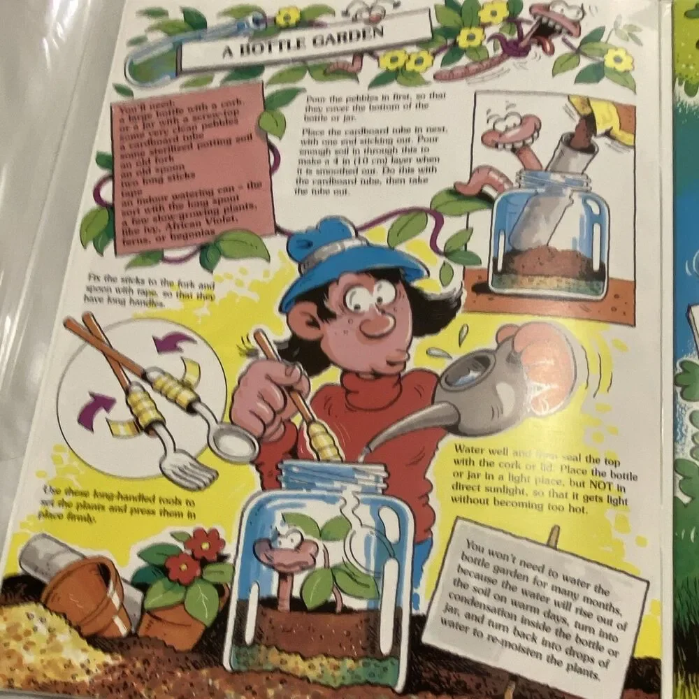 Henderson Spring Science & Nature Activity Fun Pack Puzzle Book w/ Postcards 90s